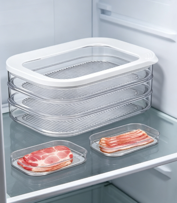 Deli Meat and Cheese Divider Storage Box - Image 2
