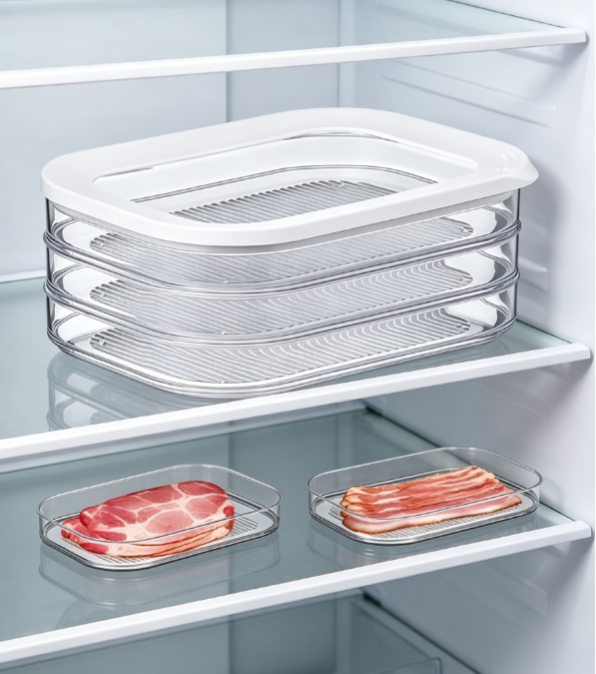 Deli Meat and Cheese Divider Storage Box