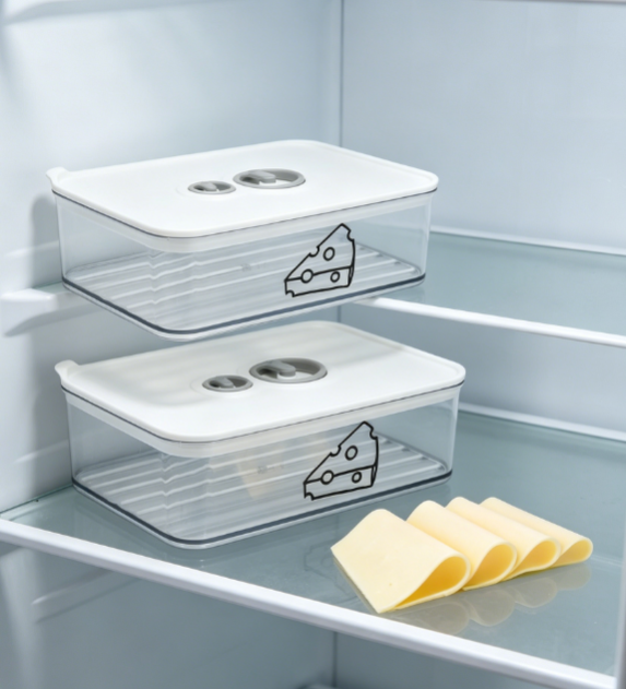 Cheese Keeper Divider Container with Airtight Cover - Image 2