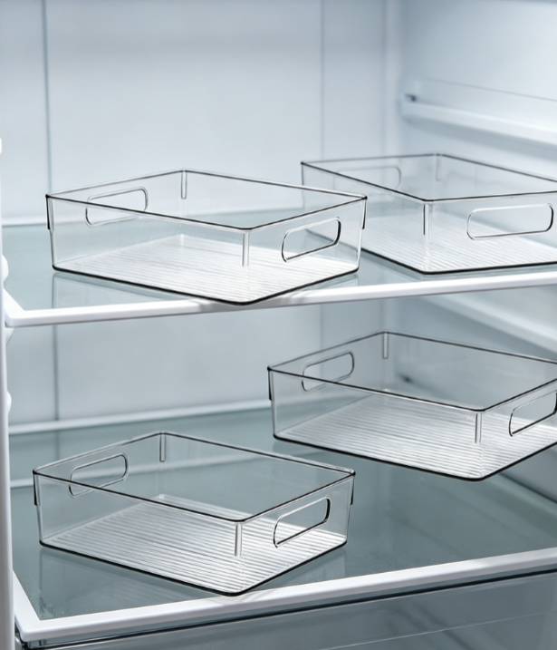 Clear Pantry and Refrigerator Divider Storage Bin - Image 2