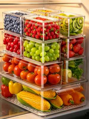 Fresh Food Box Style Refrigerator Divider Container