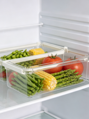 Adjustable Drawer Style Fridge Divider Organizer