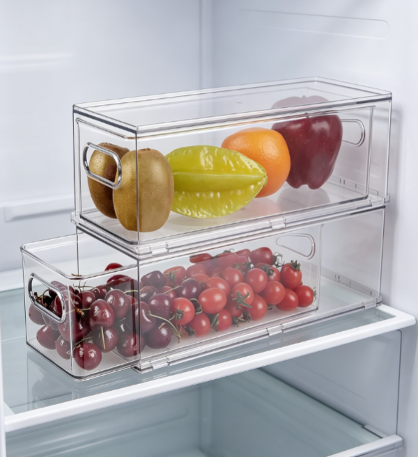Stackable Drawer Style Divider Bin for Refrigerator - Image 2