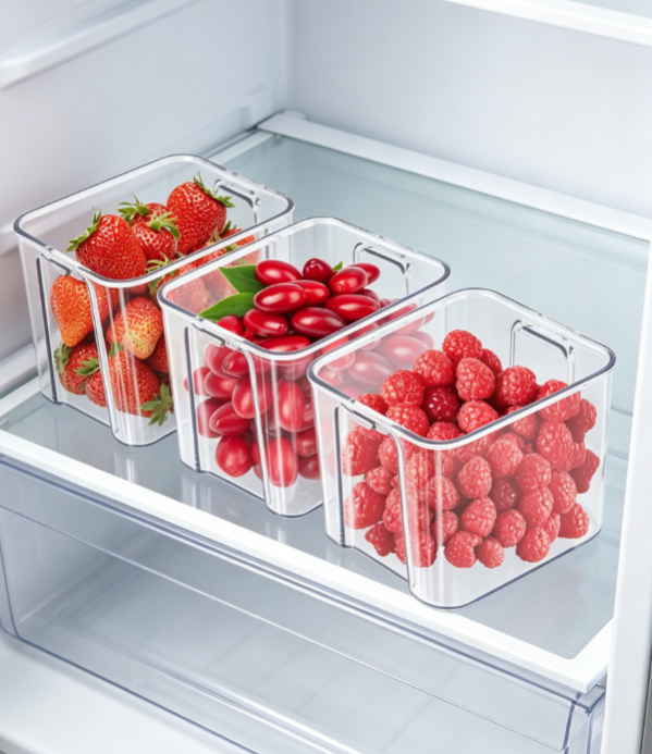 Pull-Out Fridge Divider Box for Easy Organization - Image 2