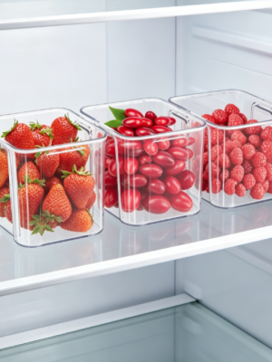 Pull-Out Fridge Divider Box for Easy Organization