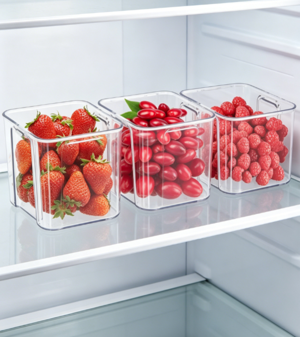 Pull-Out Fridge Divider Box for Easy Organization