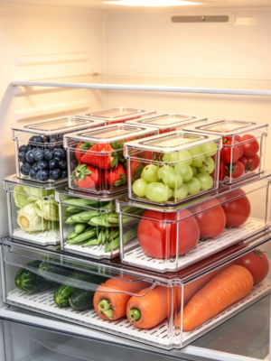 Fridge Storage Divider Box for Fruits and Vegetables
