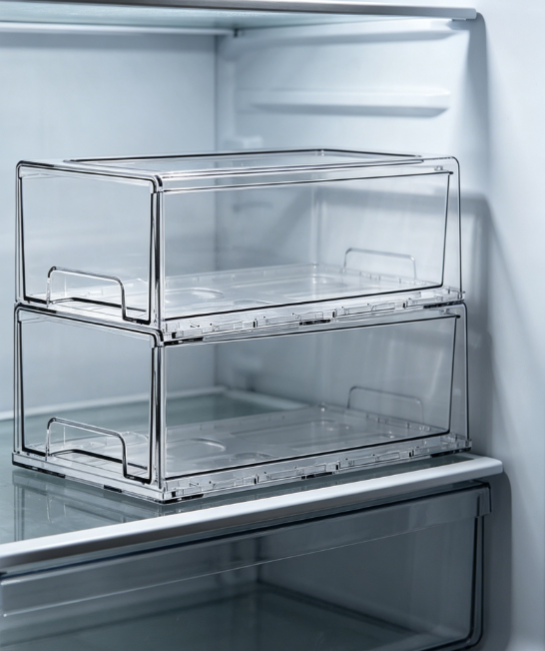 Pull-Out Food Storage Drawer Divider Box - Image 2