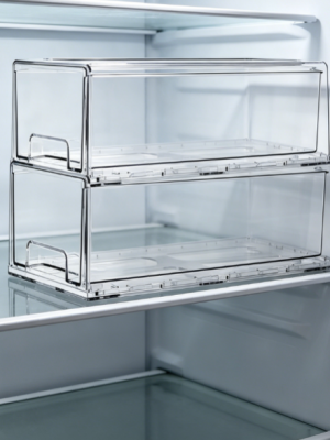 Pull-Out Food Storage Drawer Divider Box