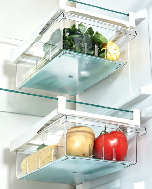 Fridge Drawer Divider Organizer with Easy Access - Image 2