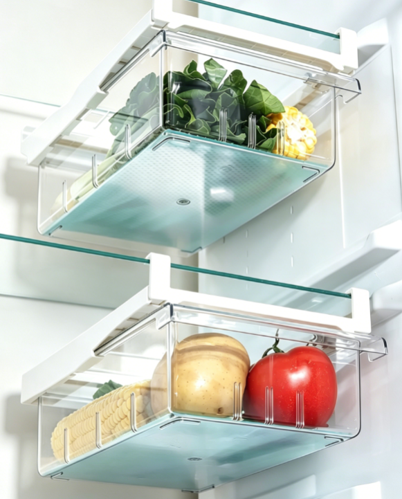 Fridge Drawer Divider Organizer with Easy Access
