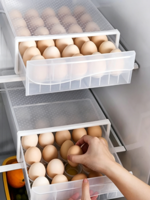 Drawer Style Egg Storage Box with Lid