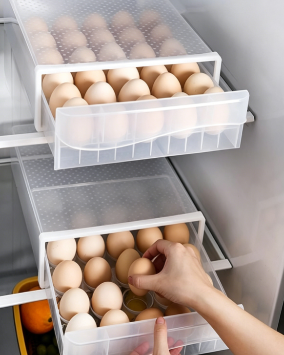 Drawer Style Egg Storage Box with Lid